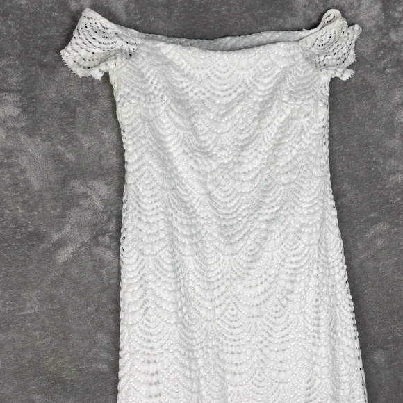 Lilly Pulitzer Dress Women’s XXS Jade Off Shoulder Feminine Classy Resort Beach - Picture 6 of 9